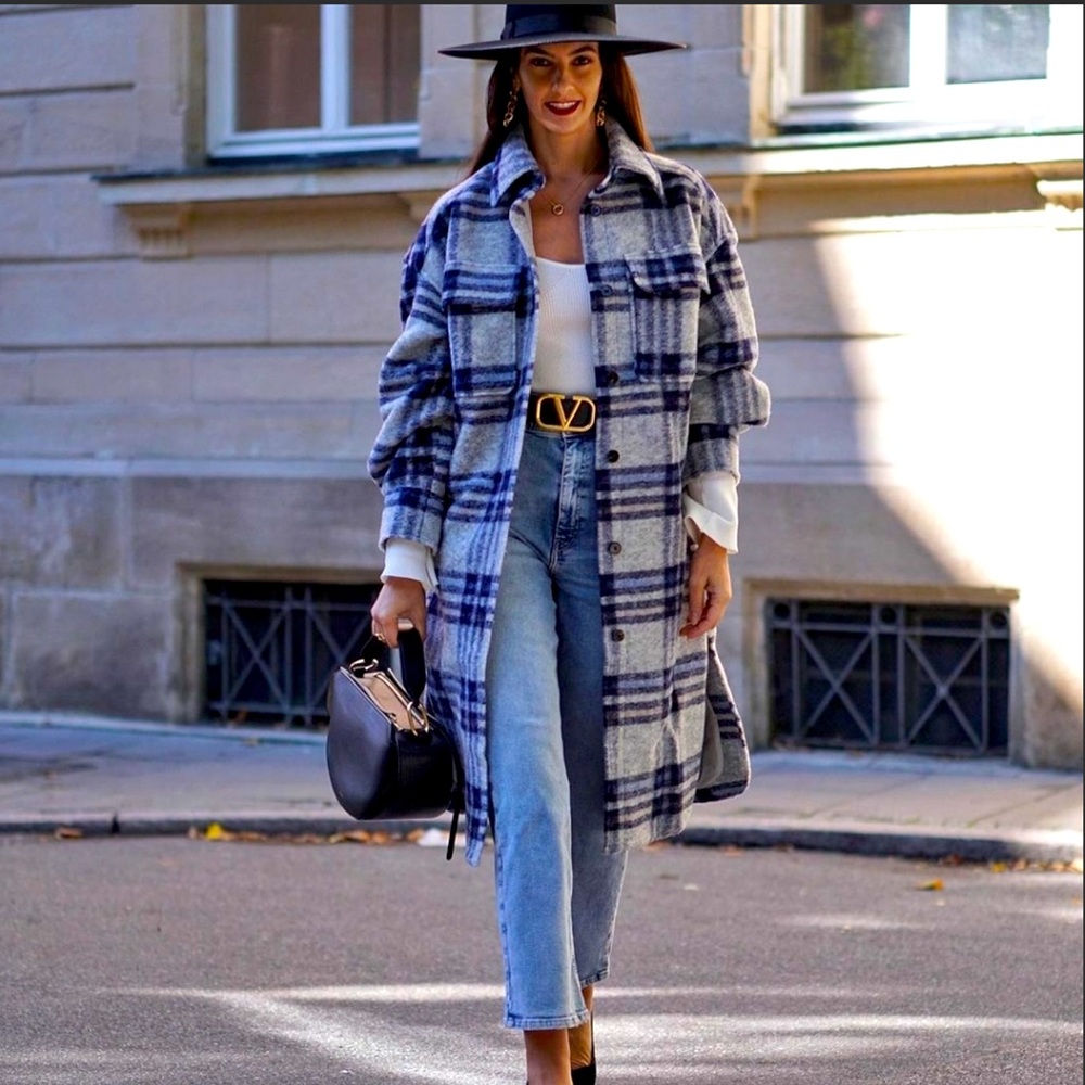 H&M Plaid Shacket Bloggers Favorite!